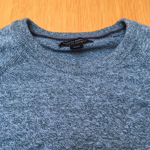 Banana Republic Cyan Sweater Part Cashmere Medium - Picture 2 of 7